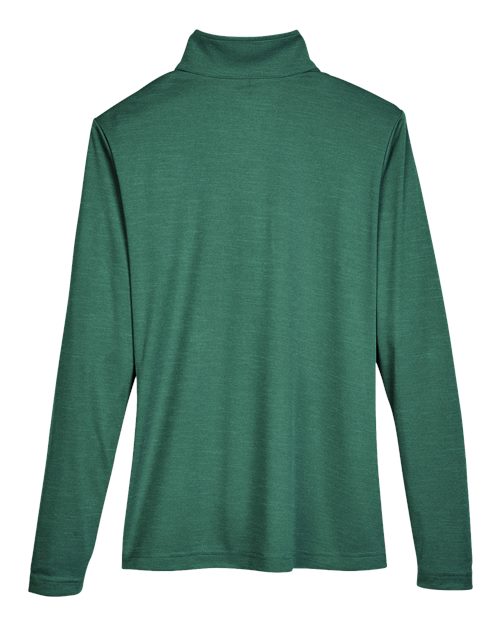 Women's Zone Sonic Heather Performance Quarter-Zip Pullover - Sport Forest Heather