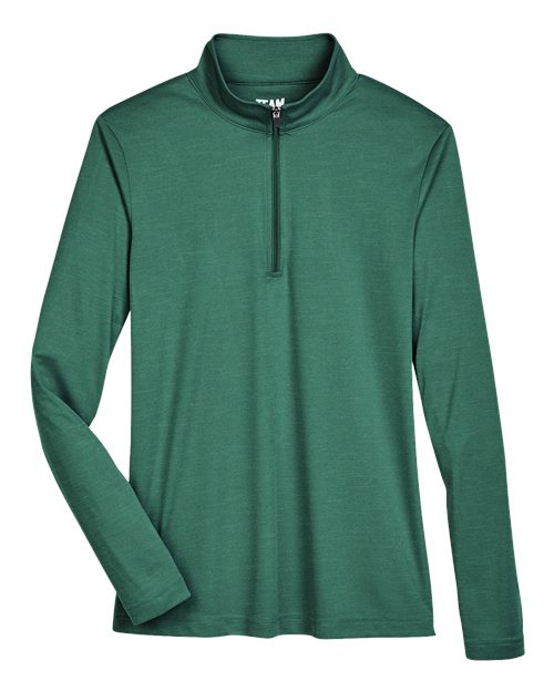 Women's Zone Sonic Heather Performance Quarter-Zip Pullover - Sport Forest Heather