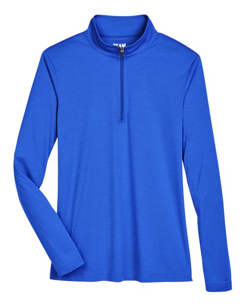 Women's Zone Sonic Heather Performance Quarter-Zip Pullover - Sport Royal Heather