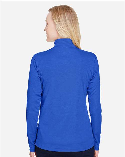 Women's Zone Sonic Heather Performance Quarter-Zip Pullover - Sport Royal Heather