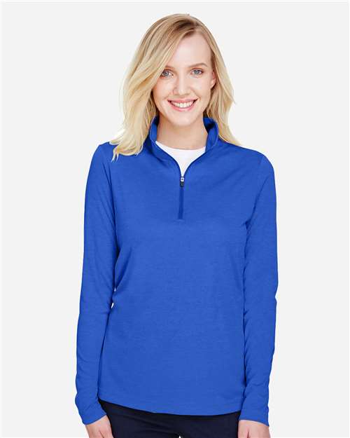Women's Zone Sonic Heather Performance Quarter-Zip Pullover - Sport Royal Heather