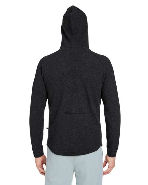 Unisex Camden Hooded Pullover - Black/ Heather