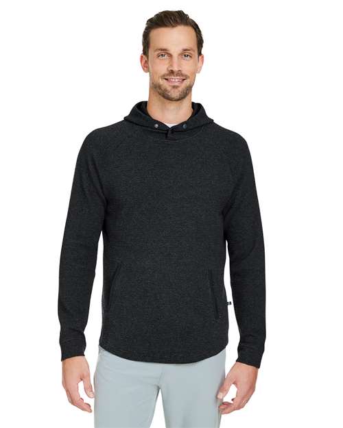 Unisex Camden Hooded Pullover - Black/ Heather