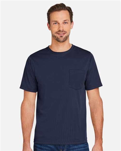 Unisex Charge Snag and Soil Protect T-Shirt - Dark Navy