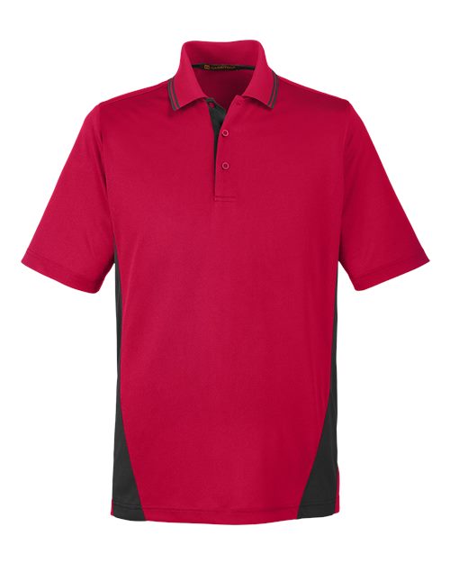 Men's Flash Snag Protection Plus IL Colorblock Polo - Red/ Black