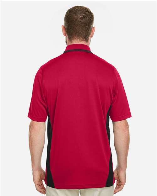 Men's Flash Snag Protection Plus IL Colorblock Polo - Red/ Black