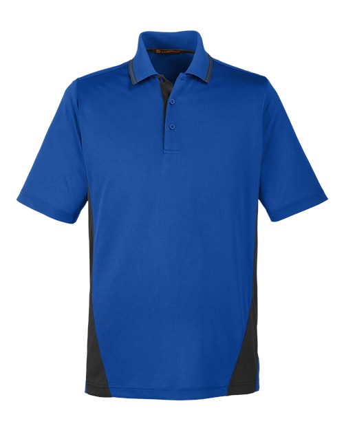 Men's Flash Snag Protection Plus IL Colorblock Polo - True Royal/ Black