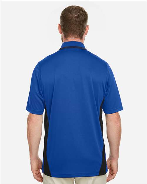 Men's Flash Snag Protection Plus IL Colorblock Polo - True Royal/ Black