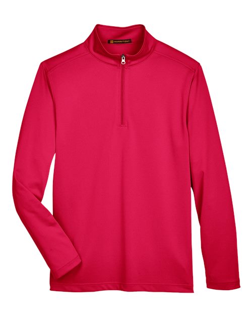 Men's Advantage Snag Protection Plus Quarter-Zip Pullover - Red