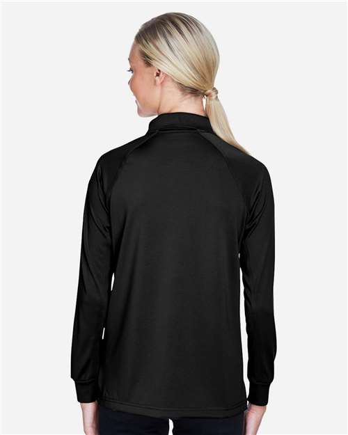 Women's Advantage Long Sleeve Tactical Polo - Black