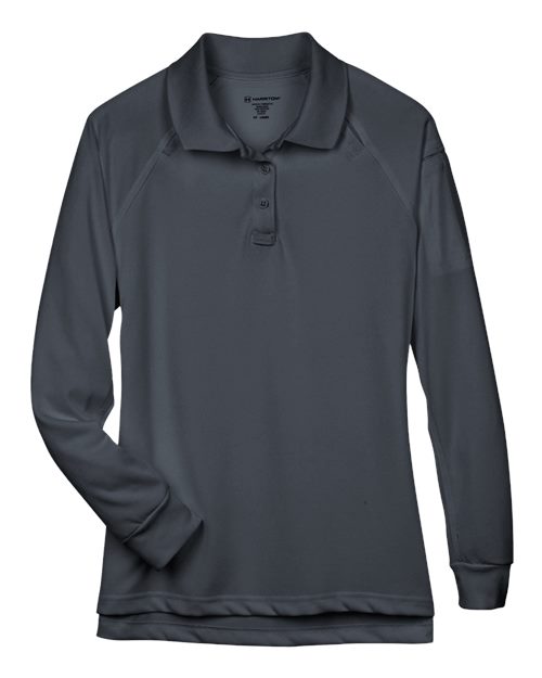 Women's Advantage Long Sleeve Tactical Polo - Dark Charcoal