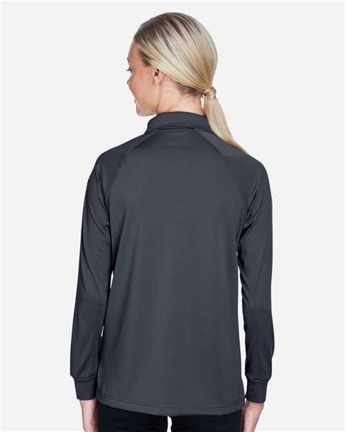Women's Advantage Long Sleeve Tactical Polo - Dark Charcoal