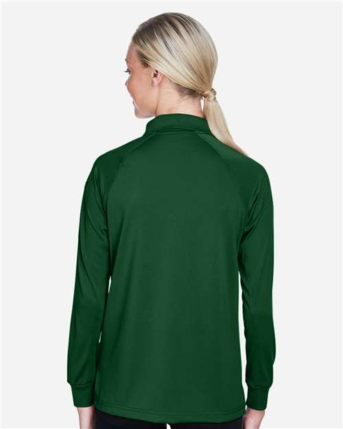 Women's Advantage Long Sleeve Tactical Polo - Dark Green