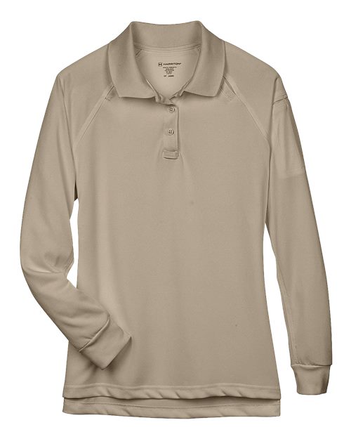 Women's Advantage Long Sleeve Tactical Polo - Desert Khaki