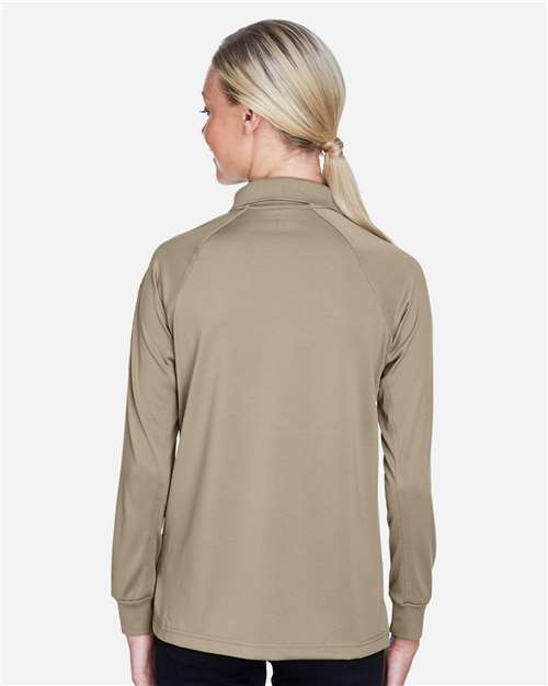 Women's Advantage Long Sleeve Tactical Polo - Desert Khaki