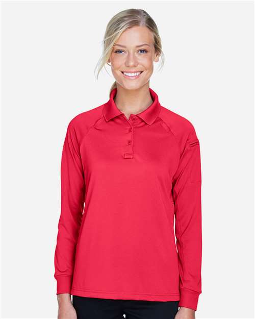 Women's Advantage Long Sleeve Tactical Polo - Red