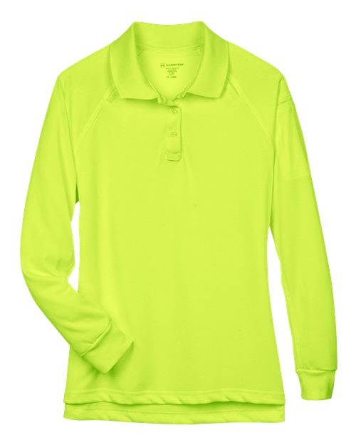 Women's Advantage Long Sleeve Tactical Polo - Safety Yellow