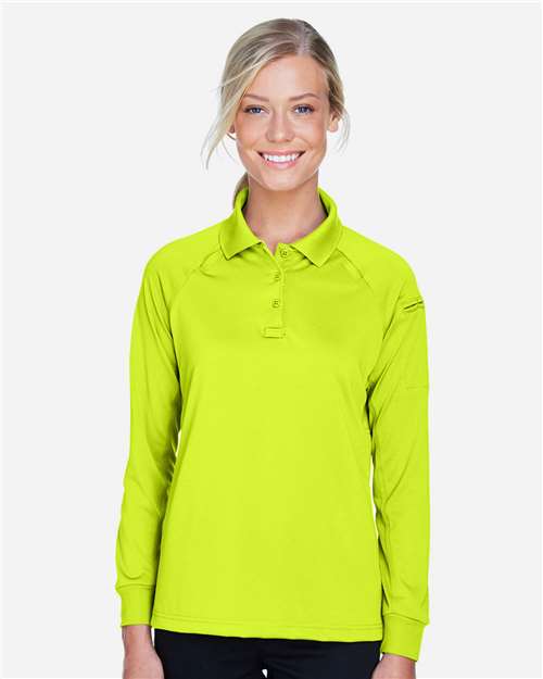 Women's Advantage Long Sleeve Tactical Polo - Safety Yellow