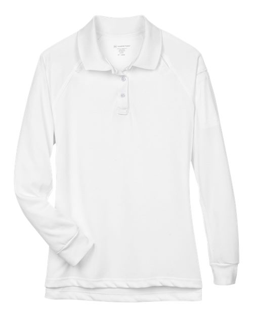 Women's Advantage Long Sleeve Tactical Polo - White
