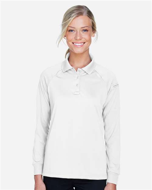 Women's Advantage Long Sleeve Tactical Polo - White