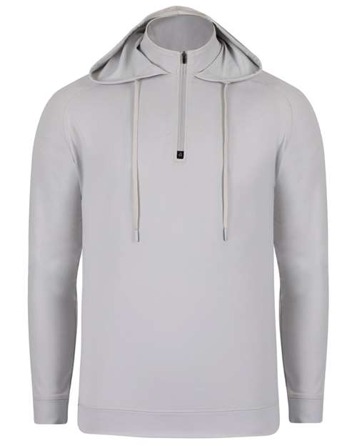 Unisex Vandyke Quarter-Zip Hooded Pullover - Glacier/ Glacier