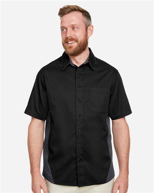 Men's Flash IL Colorblock Shirt - Black/ Dark Charcoal