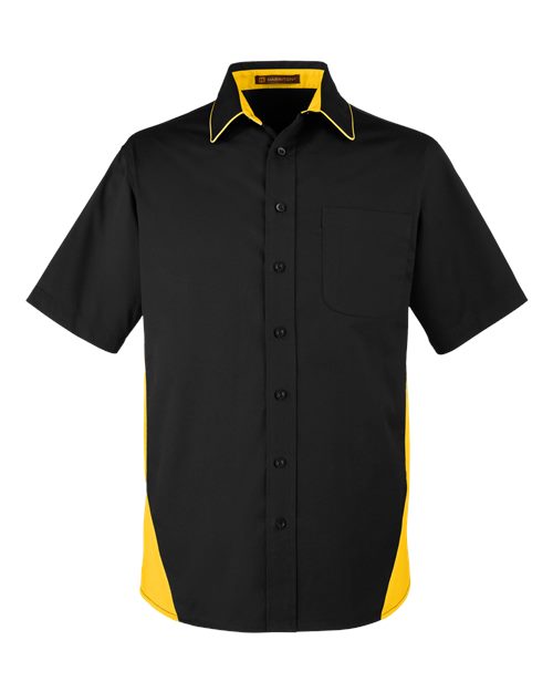 Men's Flash IL Colorblock Shirt - Black/ Sunray Yellow