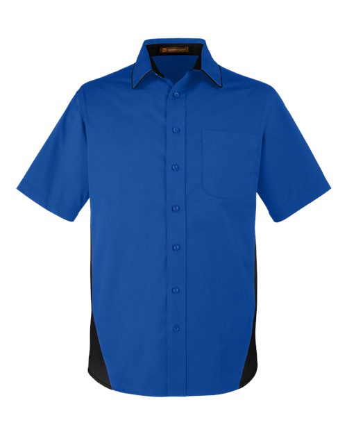 Men's Flash IL Colorblock Shirt - True Royal/ Black