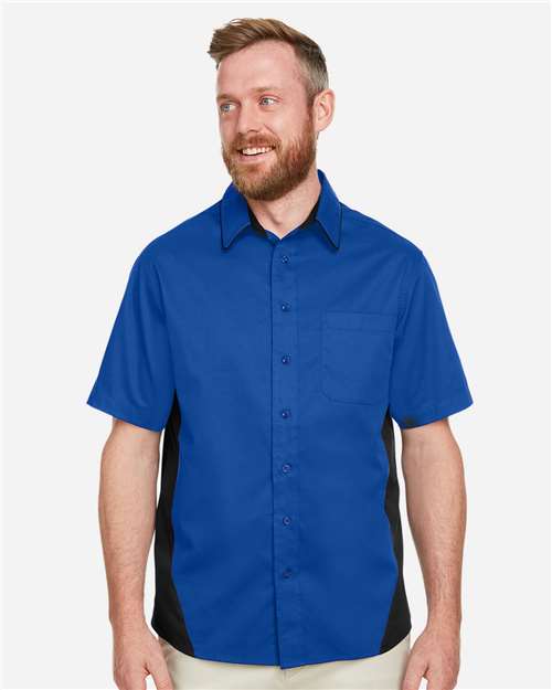 Men's Flash IL Colorblock Shirt - True Royal/ Black
