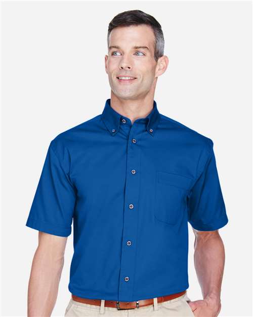 Men's Easy Blend™ Twill Dress Shirt with Stain-Release - French Blue