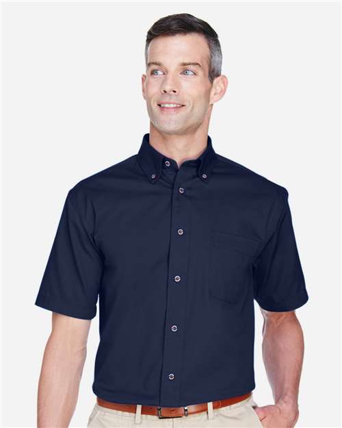Men's Easy Blend™ Twill Dress Shirt with Stain-Release - Navy
