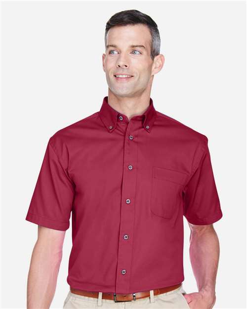 Men's Easy Blend™ Twill Dress Shirt with Stain-Release - Wine