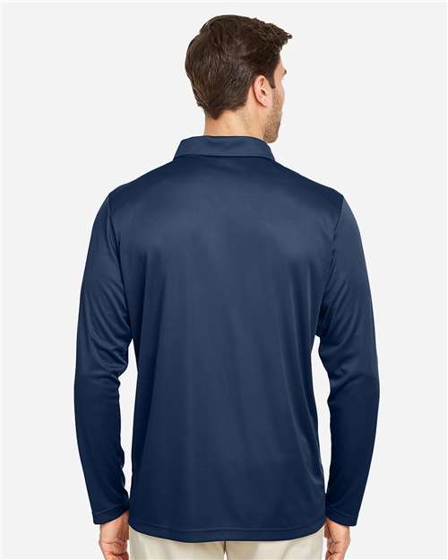 Men's Zone Performance Long Sleeve Polo - Sport Dark Navy