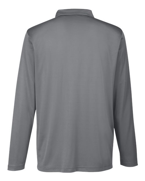 Men's Zone Performance Long Sleeve Polo - Sport Graphite