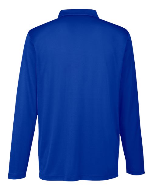 Men's Zone Performance Long Sleeve Polo - Sport Royal