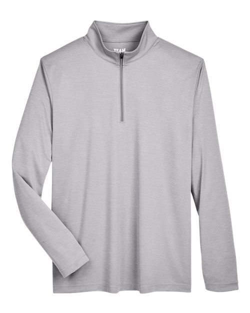 Men's Zone Sonic Heather Performance Quarter-Zip Pullover - Athletic Heather