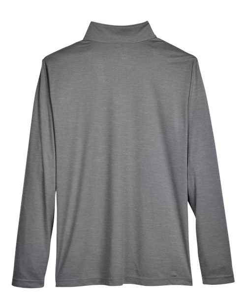 Men's Zone Sonic Heather Performance Quarter-Zip Pullover - Dark Grey Heather