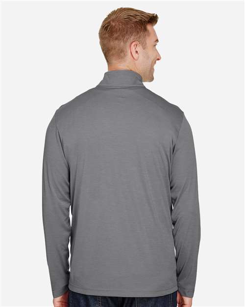 Men's Zone Sonic Heather Performance Quarter-Zip Pullover - Dark Grey Heather