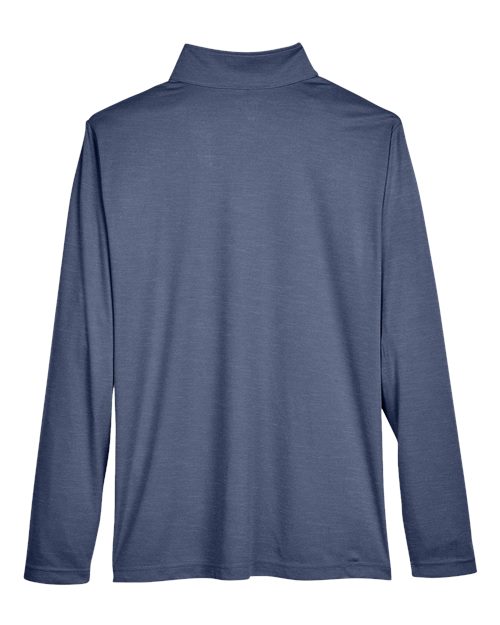 Men's Zone Sonic Heather Performance Quarter-Zip Pullover - Sport Dark Navy Heather