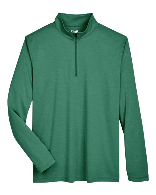 Men's Zone Sonic Heather Performance Quarter-Zip Pullover - Sport Forest Heather