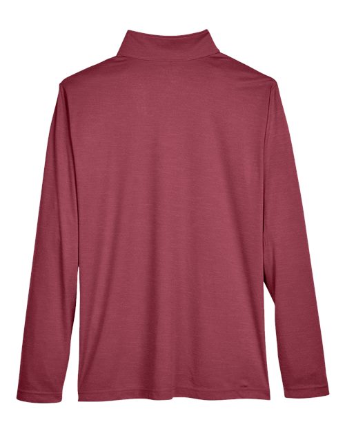Men's Zone Sonic Heather Performance Quarter-Zip Pullover - Sport Maroon Heather