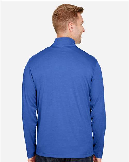 Men's Zone Sonic Heather Performance Quarter-Zip Pullover - Sport Royal Heather