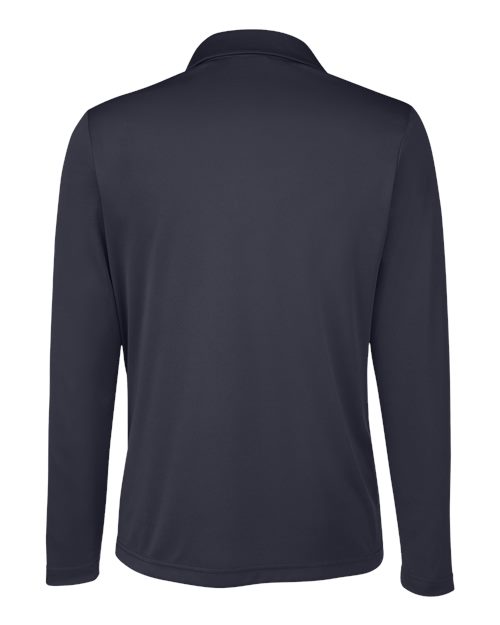 Women's Zone Performance Long Sleeve Polo - Black