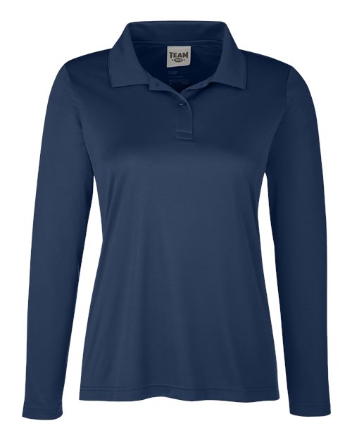 Women's Zone Performance Long Sleeve Polo - Sport Dark Navy