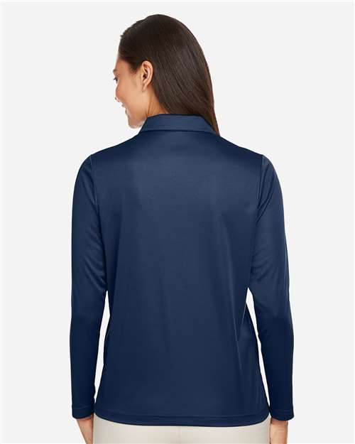 Women's Zone Performance Long Sleeve Polo - Sport Dark Navy