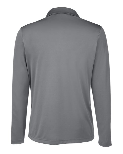 Women's Zone Performance Long Sleeve Polo - Sport Graphite