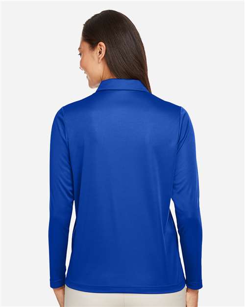 Women's Zone Performance Long Sleeve Polo - Sport Royal