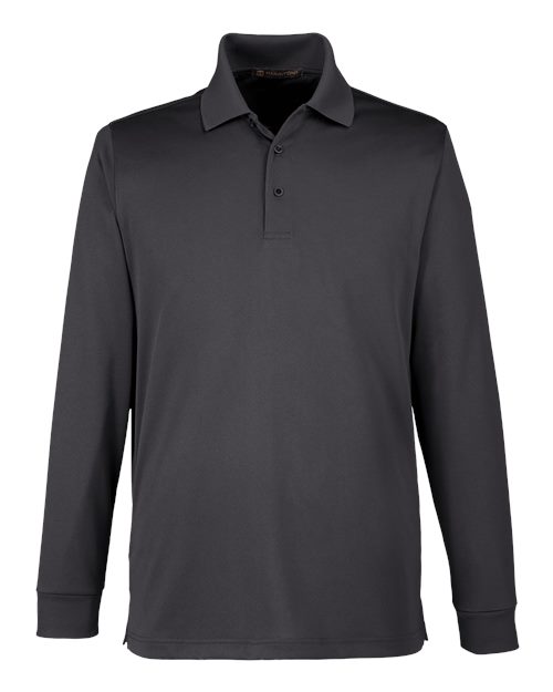 Men's Advantage Snag Protection Plus IL Long Sleeve Polo - Dark Charcoal