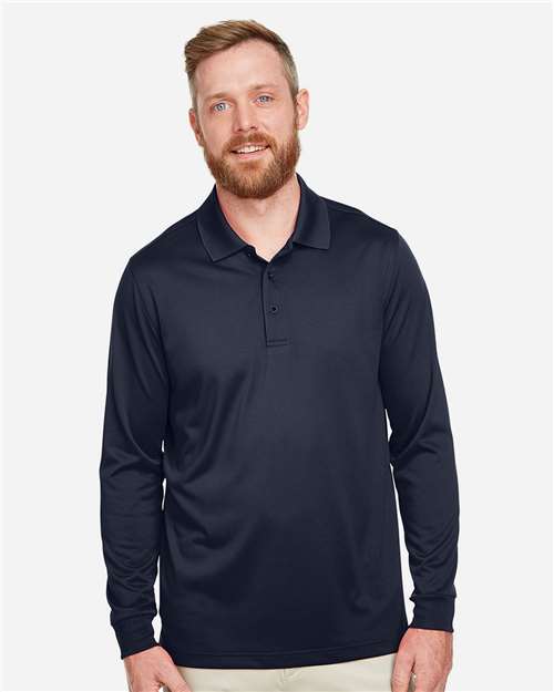 Men's Advantage Snag Protection Plus IL Long Sleeve Polo - Dark Navy