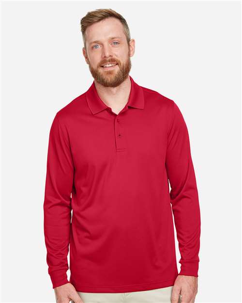Men's Advantage Snag Protection Plus IL Long Sleeve Polo - Red